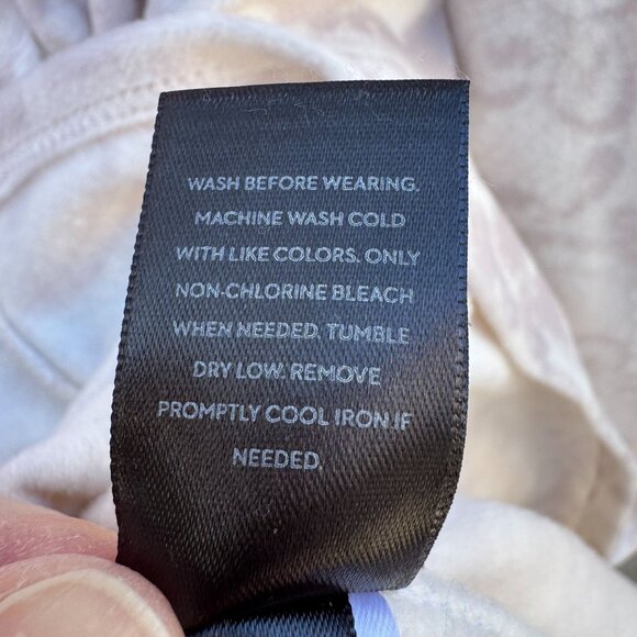 Simply Vera Wang Wondrous Sleepwear Fleece Hooded Poncho Sweatshirt L/XL Floral - Picture 9 of 10